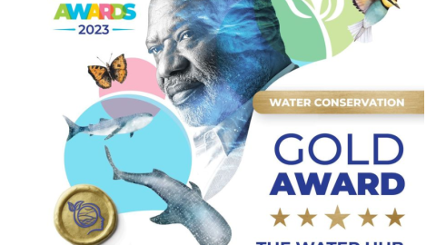 Water hub wins gold eco award 2023