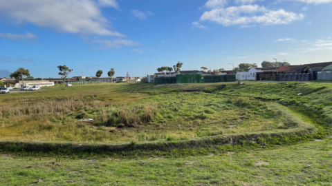 Stormwater pond in Fulham road, Mitchells Plain